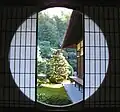 Tófukudži (東福寺), zahradní úprava u chrámu.