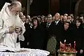 Kněz sloužící bohoslužbu