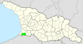 Municipalita Keda na mapě