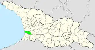 Municipalita Ozurgeti na mapě