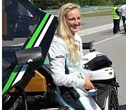 Gabriela před závodem Hankook 12H Brno