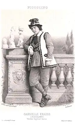 Gabrielle Kraussová v titulní úloze Piccolina