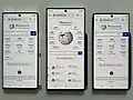 Samsung Galaxy Note s načtenou Wikipedií