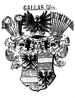 Erb rodu Gallasů
