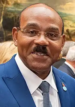 Gaston Browne (5. května 2023)
