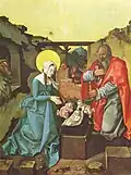 Hans Baldung: Narození Páně (1510)