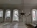 Interiér Sborového sálu herrnhutské Jednoty bratrské