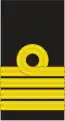 Belgické námořnictvo: Capitaine de vaisseau/Kapitein-ter-zee