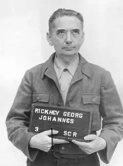 Georg Rickey po zatčení v červnu 1947