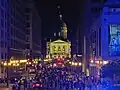 Demonstrace v centru Indianapolisu, 29. května 2020