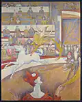 Cirkus, 1890–1891, 185,5×152,5 cm, Paříž, Muzeum d'Orsay