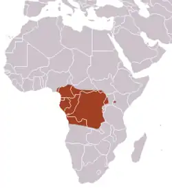Mapa rozšíření