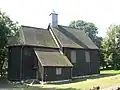 Kostel sv. Jana Křtitele v areálu hradiště