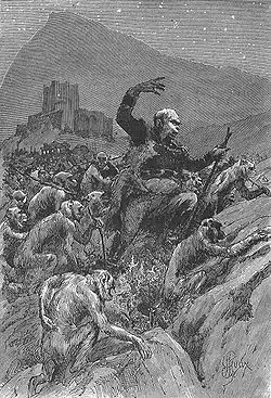 Gil Braltar, původní ilustrace Georga Rouxe