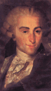 Jediný dochovaný portrét G. B. Sammartiniho od Domenica Riccardiho.[1]