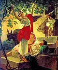 Česání hroznů, 1827