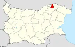 Obština na mapě Bulharska
