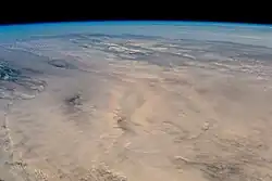Gloriola pozorovaná z ISS