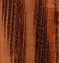 Tigerwood, dřevo Myracrodruon balansae