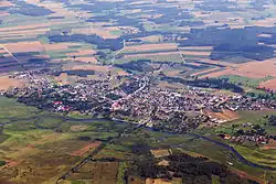 Letecký pohled na město
