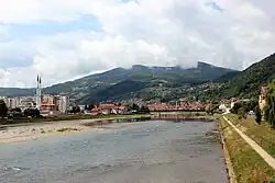 Řeka Drina v Goražde
