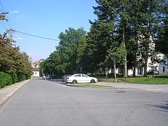 Gorazdovo náměstí s parkovištěm