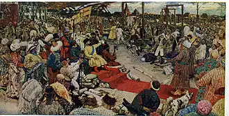 Pugačov v Kazani.