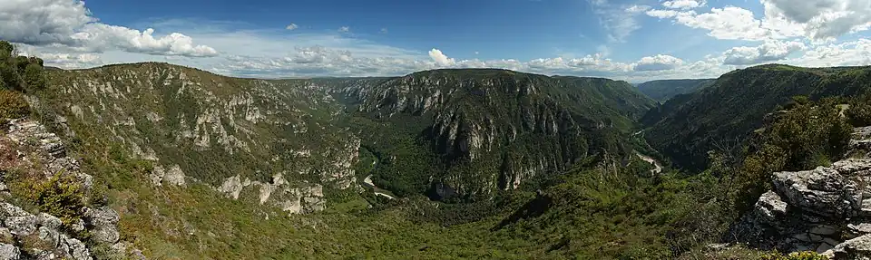 Gorges du Tarn, pohled z vyhlídky Point sublime