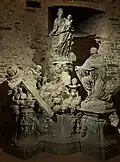 Madona se sv. Bernardem, Matěj Václav Jäckel (1709)