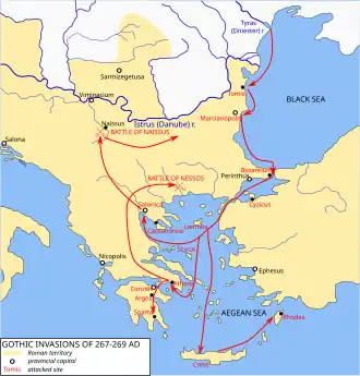 Vpády barbarů v letech 267 až 269