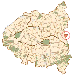 Gournay-sur-Marne na mapě