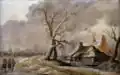 Zimní krajina, 1627