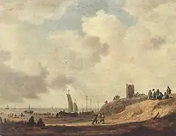 Mořský břeh u Scheveningenu, 1645