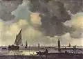 Lodě na klidném moři, 1646