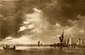 Rybáři stahují sítě před bouří, kolem 1644