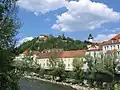 Schlossberg, pohled z řeky Mur