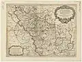 Mapa vévodství (1696)