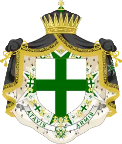 Černý znak řádu sv. Lazara