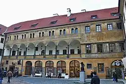 Palác Granovských z Granova, pohled z nádvoří Ungeltu