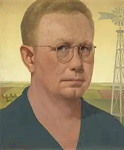 Autoportrét okolo roku 1925, Figge Art Museum