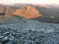 Pohled na Great Gable ze Scafell Pike