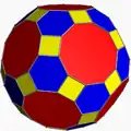 3D pohled na osekaný ikosododekaedr