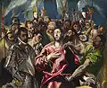 Svlékání Krista, El Greco (1581-85)