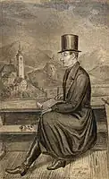 Gregor Rihar na lodi, asi 1863