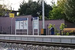 Pohled na zastávku