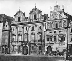 Arciděkanství a dům „U červeného srdce“ v Plzni, 1856