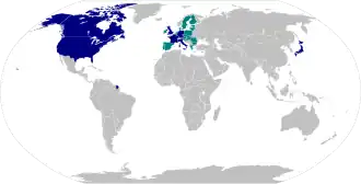 Státy tvořících G7