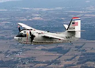 C-1A Trader za letu v roce 1987