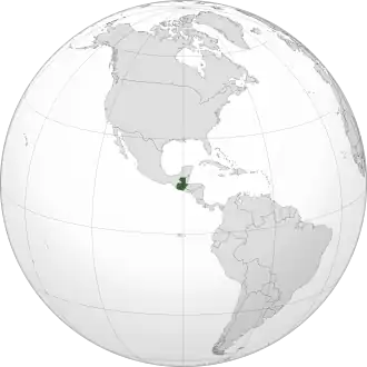Poloha Guatemaly