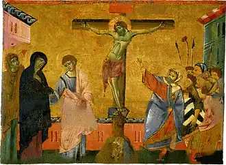 Skupina ukřižování z jiného cyklu, Siena